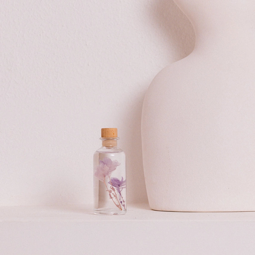 Hortensia Lilas – Fleur immergée