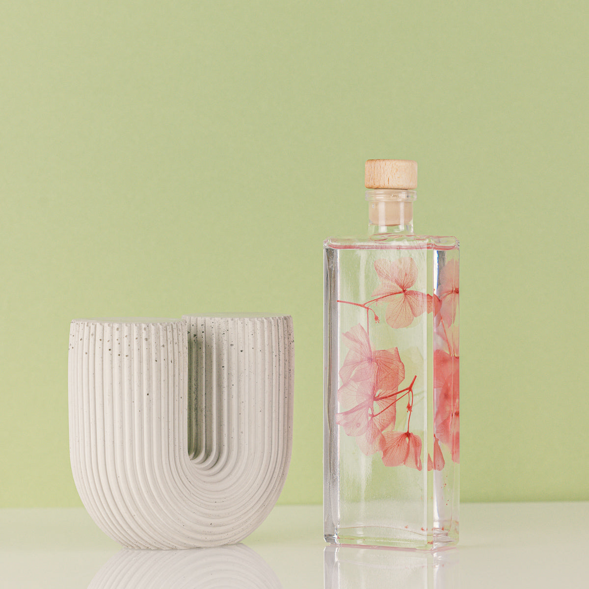 Hortensia Rose – Fleur immergée