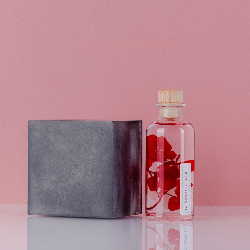 Hortensia Rouge passion – Fleur immergée